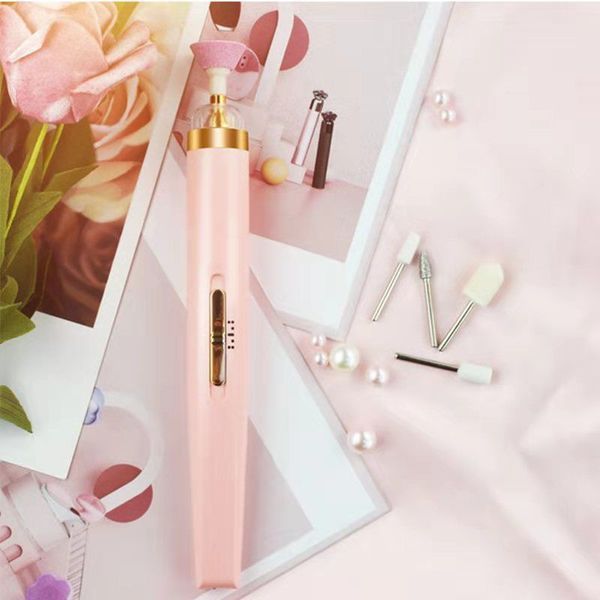 Фрезер домашній портативний для манікюру та педикюру Flawless Salon Nails ∙ Набір для манікюру Фрезер &ndash; ручка з набором фрез, 5 насадок 51719 фото