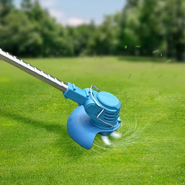 Бездротова газонокосарка Lawn mower 48В 2000 мАг &middot; Садовий акумуляторний триммер для трави з 2 акумуляторами 52448 фото
