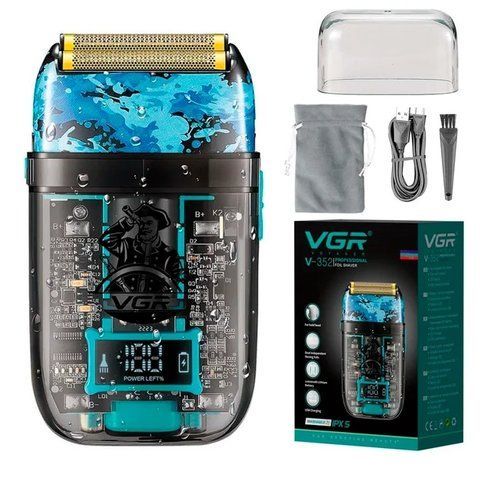 Тример для волосся VGR V-352 &bull; Акумуляторна машинка для стрижки Hair Clippers V-352, шейвер для бороди, вусів та окантовки 57983 фото